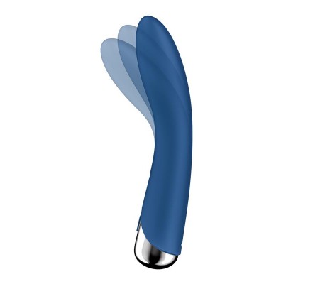 Spinning Vibe 1 Vibrador y Rotador Azul