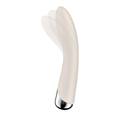 Spinning Vibe 1 Vibrador y Rotador Beige