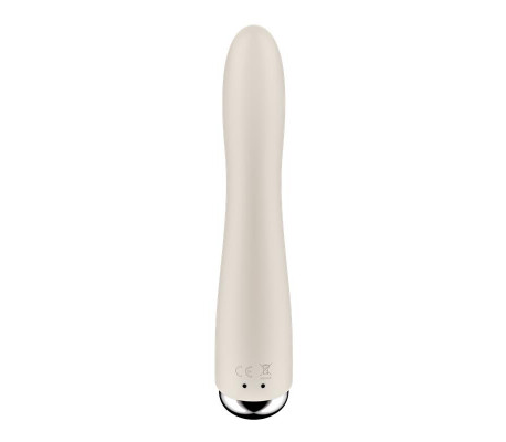 Spinning Vibe 1 Vibrador y Rotador Beige