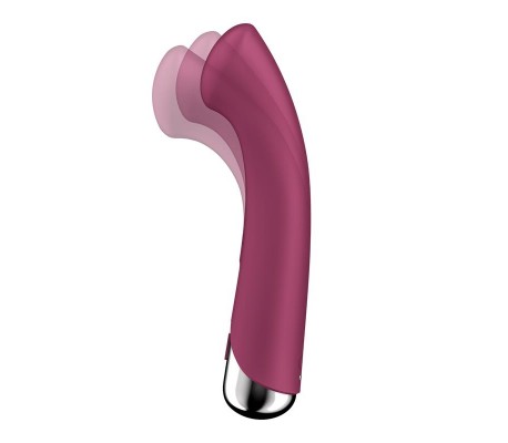 Spinning G-Spot 1 Vibrador y Rotador Rojo