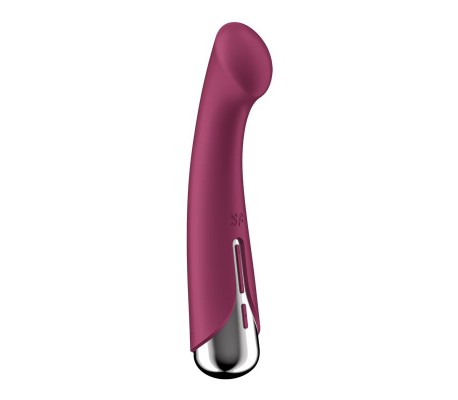 Spinning G-Spot 1 Vibrador y Rotador Rojo