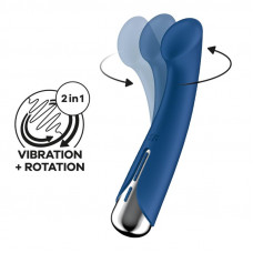 Spinning G-Spot 1 Vibrador y Rotador Azul