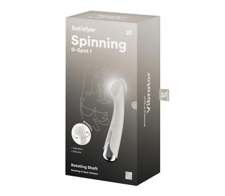 Spinning G-Spot 1 Vibrador y Rotador Beige