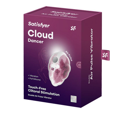 Cloud Dancer Succionador y Vibrador Red Print