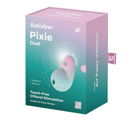 Pixie Dust Succionador de Clítoris con Vibración Menta/Rosa