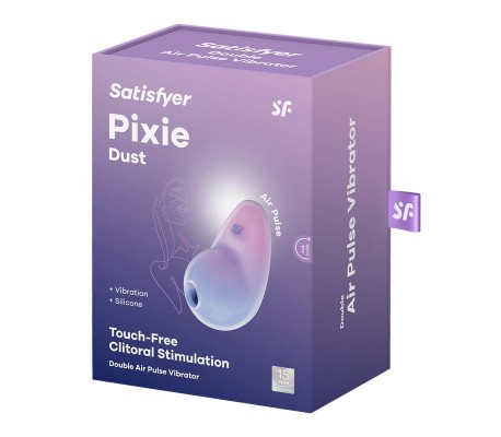 Pixie Dust Succionador de Clítoris con Vibración Violeta/Rosa