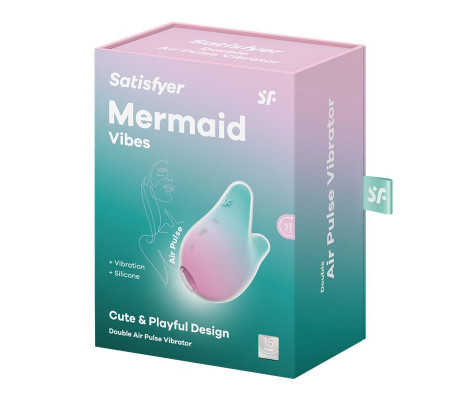 Succionador de Clítoris Mermaid Vibes Menta y Rosa