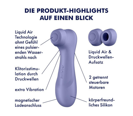 Pro 2 Gen 3 Liquid Air Technology Succión y Vibración Lilac