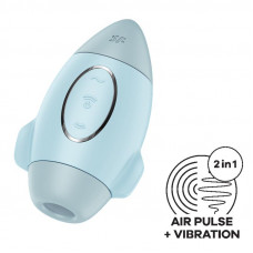 Mission Control Succionador y Vibrador Azul