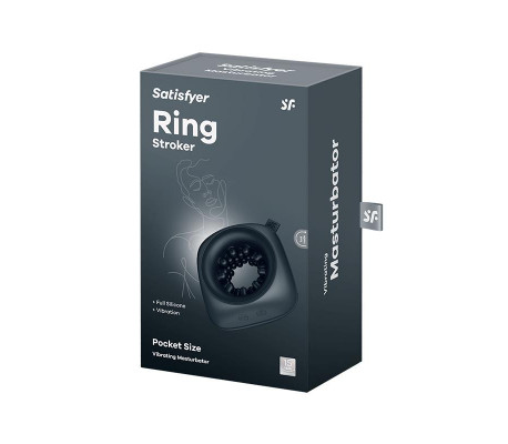 Ring Stroker Anillo Maturbador Tamaño Viaje Negro