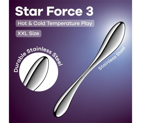 Star Force 3 Dildo de Acero XXL
