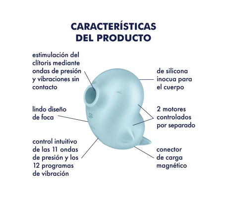 Sassy Seal Succionador de Clítoris con Vibración