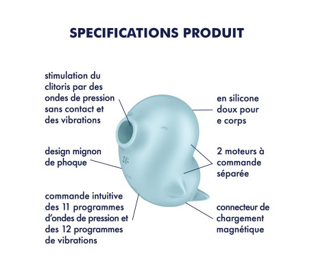 Sassy Seal Succionador de Clítoris con Vibración