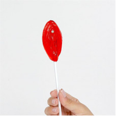 Piruleta de Fresa en Forma de Vagina