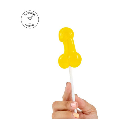 Piruleta de Pene Sabor Piña Colada con Alcohol