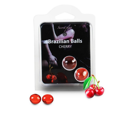 Secret Play Set 2 Brazilian Balls Aroma Cereza