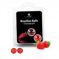 Secret Play Set 2 Brazilian Balls Aroma Fresa