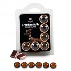 Brazilian Balls  Set 6  Chocolate