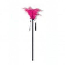 Estimulador con Plumas Fúcsia