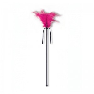 Estimulador con Plumas Fúcsia