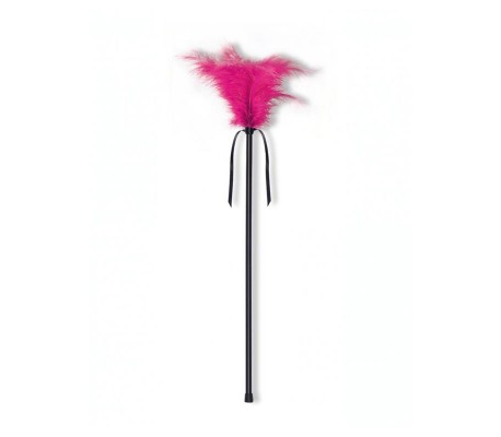 Estimulador con Plumas Fúcsia
