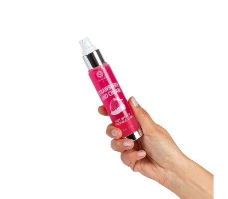 Lubricante Efecto Calor Fresas con Nata 50 ml
