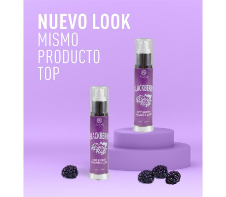 Secret Play Lubricante Efecto Calor Mora 50 ml