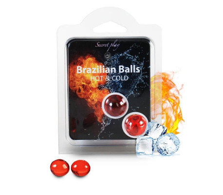 Secret Play Set 2 Brazilian Balls Efecto Hot & Cold