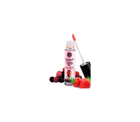 Lip Gloss Vibrant Kiss Sabor Chicle de fresa