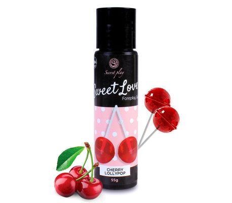 Sweet Love Lubricante Cereza Lollipop 60 ml