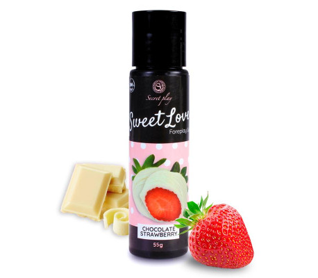 Sweet Love Lubricante Fresa & Chocolate Blanco 60 ml