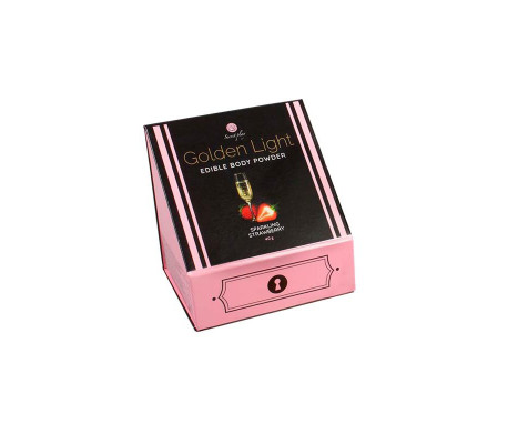 Kit Polvos 100% Comestibles y Plumero Fresas con Cava