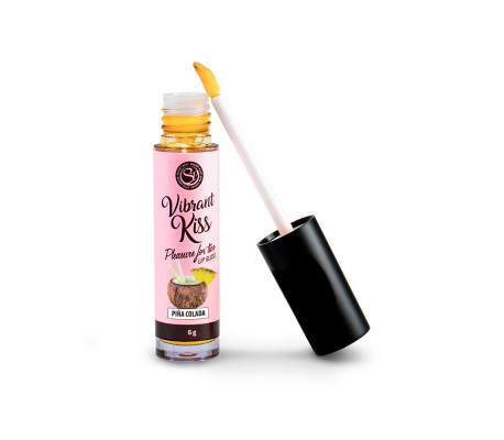 Lip Gloss Vibrant Kiss Sabor Piña Colada