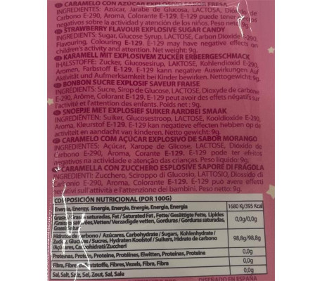 Caramelos Explosivos Sexo Oral Popping Candies Unidad Sabor Fresa