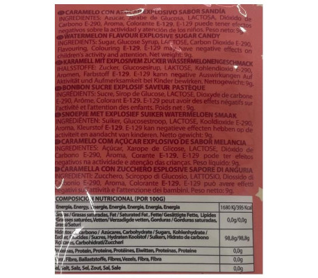 Caramelos Explosivos Sexo Oral Popping Candies Unidad Sabor Sandía