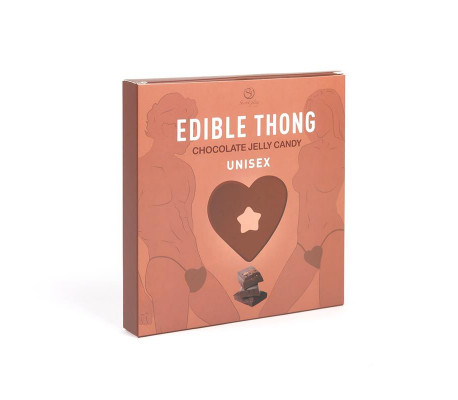 Tanga Comestible Unisex Chocolate