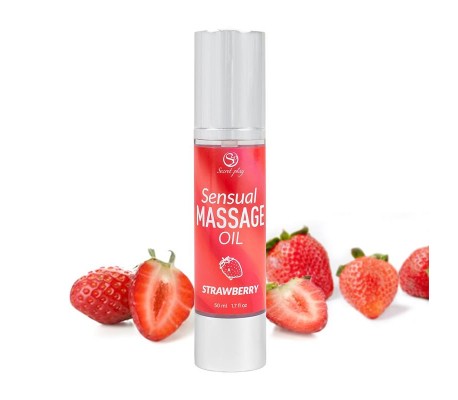 Aceite de Masaje Sensual Fresa 50ml