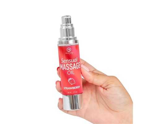 Aceite de Masaje Sensual Fresa 50ml