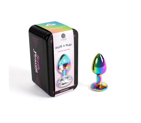 Plug Anal de Metal Rainbow Talla S
