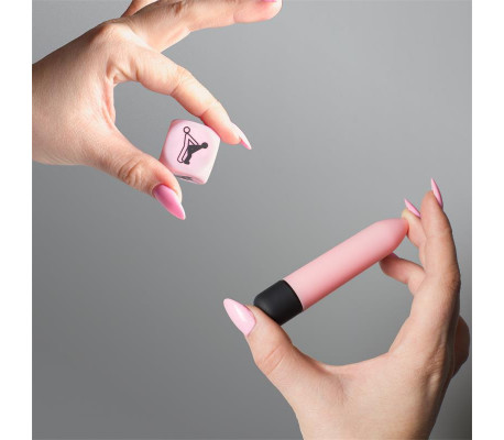 Kit Sensual Feelings Bala Vibradora y Dados Posturas