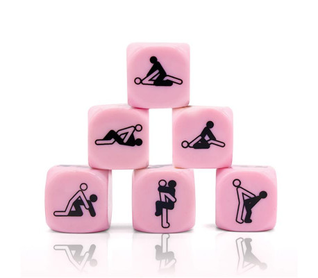 Dado Kamasutra Pictogramas 6 Posturas 25 mm