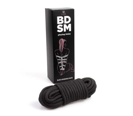 Cuerda para Bondage 10 m Negra