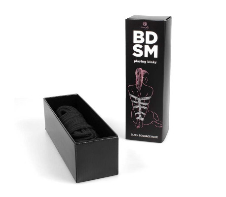 Cuerda para Bondage 10 m Negra