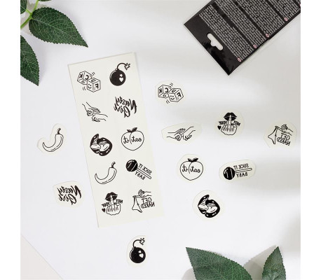 Set de 10 Tattoos Temporales Spicy Collection