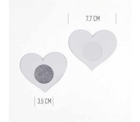 Wow Boobs! Cubre Pezones Corazón Holográficos