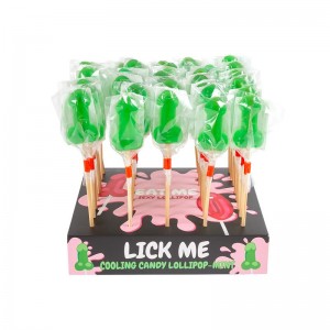 Display Piruletas Pene Menta Efecto Frío 40 Pcs.