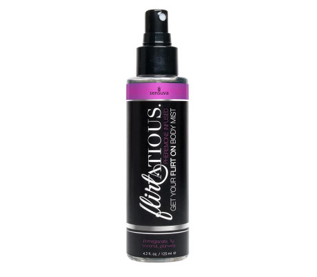 Flirtatious Bruma Corporal con Feromonas Granada, Coco y Plumeria 125 ml