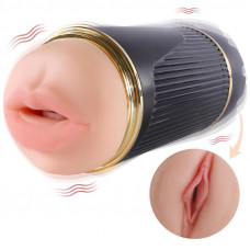 Masturbador Doble Vagina y Boca Kay