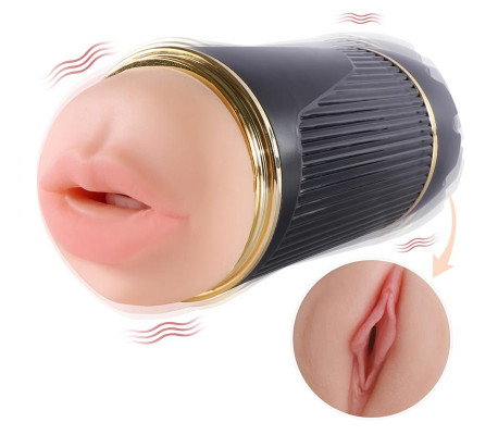 Masturbador Doble Vagina y Boca Kay
