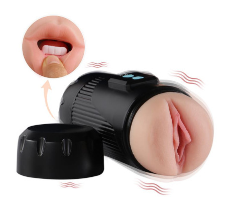 Masturbador Doble Vagina y Boca Kay